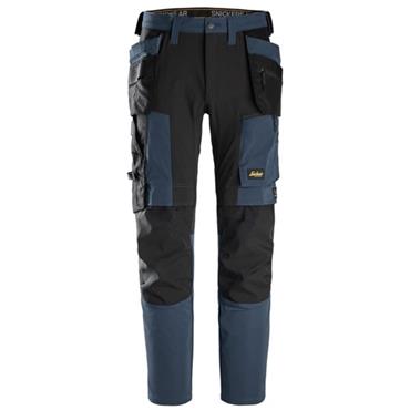 Snickers 6218 AllroundWork, Stretch Trousers Holster Pockets - Navy/Black